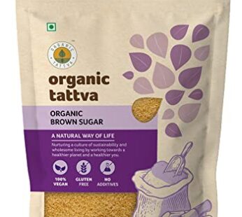 Organic Tattva ‘Brown Sugar’Pure and Hygienic Chemical Free (500G Pouch)