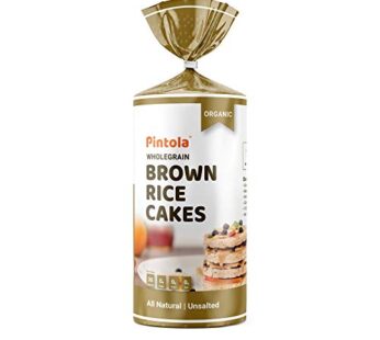 Pintola Organic Wholegrain Brown Rice Cakes (All Natural Unsalted) 125 g