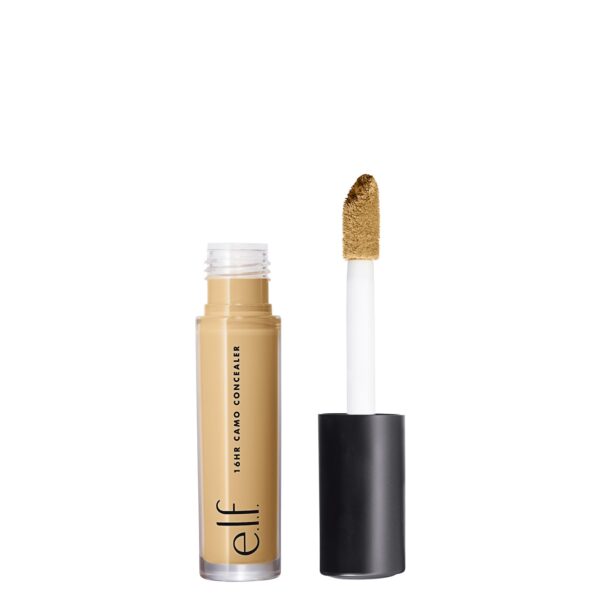 e.l.f. 16Hr Camo Concealer Liquid For All Skin Type Full Coverage & Highly Pigmented Matte Finish Tan Sand 0.203 Fl Oz (6Ml)