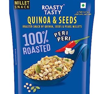 Roasty Tasty Quinoa & Seeds Peri Peri Roasted Namkeen Snacks (300g)