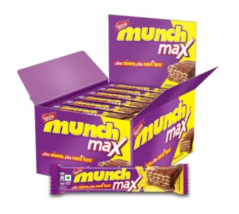 Nestle Munch Max Chocolate Coated Crunchy Wafer (24 Units) 924g Box