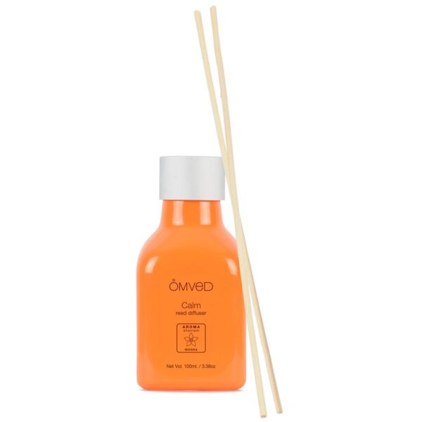 Omved Calm Jasmine Mogra Essential Oil Reed Diffuser Set 100 ml - Image 4