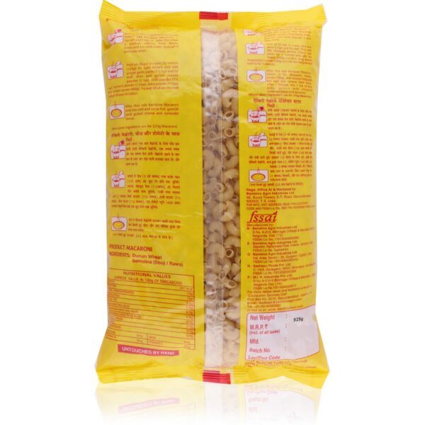 Bambino Pasta - Macaroni Pep 925g Pouch - Image 2
