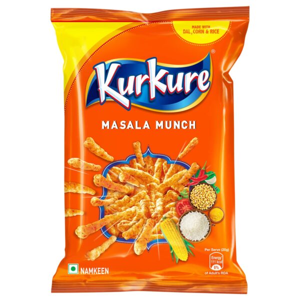 Kurkure Namkeen - Masala Munch 75g/78g/82g/90g (Weight May Vary)