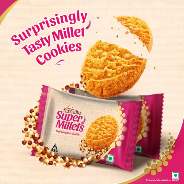 Sunfeast Farmlite Super Millets Ragi & Jowar Cookies 75g - Image 2