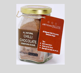 Artisan Palate All Natural Chilli Chocolate Demerara Sugar Pack of 150 Grams