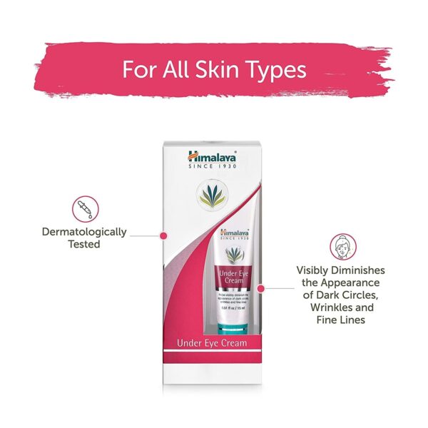 Himalaya Herbals Under Eye Cream -15 ml - Image 3