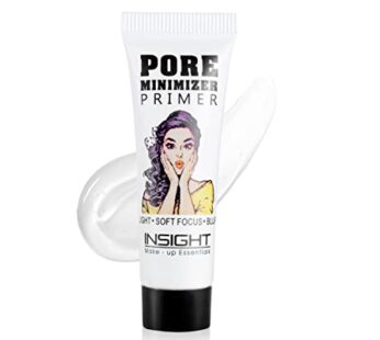 Insight Cosmetics Pore Mnimizer Primer |Primer For Face Makeup | Pores and Fine lines minimizer | Hydrating and moisturising | Infused with Aloe Vera | Silk Matte Finish (10 ml)