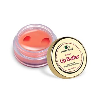 Organic Netra Premium Lip Butter | Moistures Lips | Lips Mask for All Occasions | Perfect for Everyone | Enriched with Organic and Natural Ingredients -8g