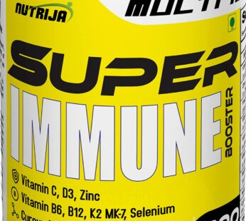 NutriJa Super Immune Booster Drink – D3 Zinc 30mg B6 B12 Curcumin Quercetin Herb Blends – Immunity Booster Drink(Mango)