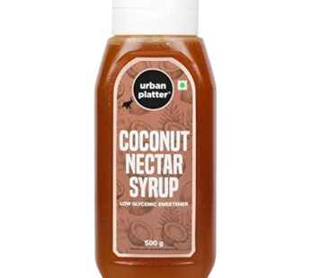 Urban Platter Coconut Nectar Syrup 500g [Vegan Gluten-Free Low-GI Sweetener]