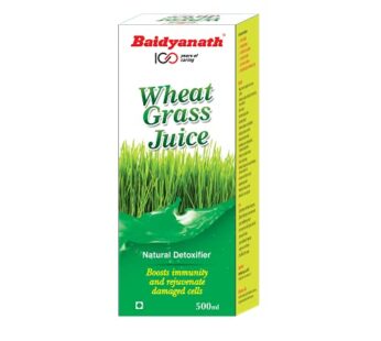 Baidyanath Vansaar Wheatgrass Juice – 500ml – Natural Detoxifier for healthy liver|Superfood loaded with nutrients |No Preservatives or Added Sugar