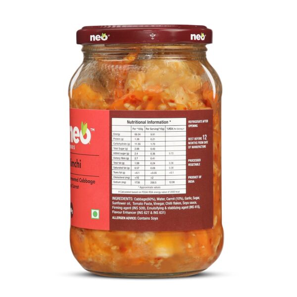 Neo Kimchi Fermented Carrot and Cabbage, 460g - Image 2